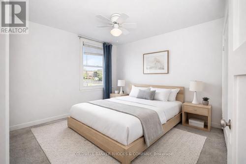 Digitally enhanced and staged - 2nd Bedroom - 1758 Scott Street, Ottawa, ON - Indoor Photo Showing Bedroom