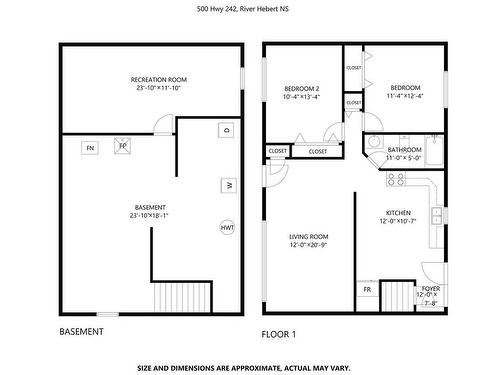 500 242 Highway, River Hebert, NS 