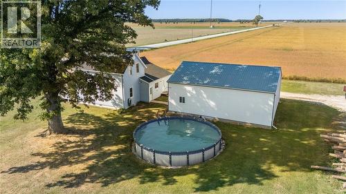 1224 Brigden Road, Sombra, ON - Outdoor With Above Ground Pool With View