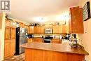 311 Walter Scott Avenue, Hanley, SK  - Indoor Photo Showing Kitchen With Double Sink 