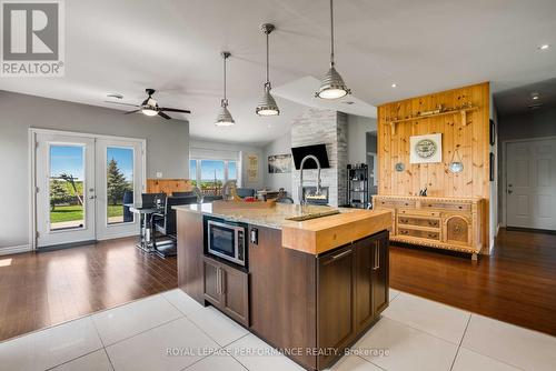 Food prep block and sink - 88 Pendleton Street, Champlain, ON - Indoor Photo Showing Kitchen