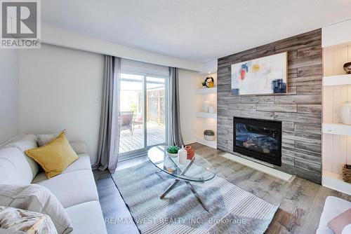 128 Roser Crescent, Clarington, ON - Indoor Photo Showing Living Room With Fireplace