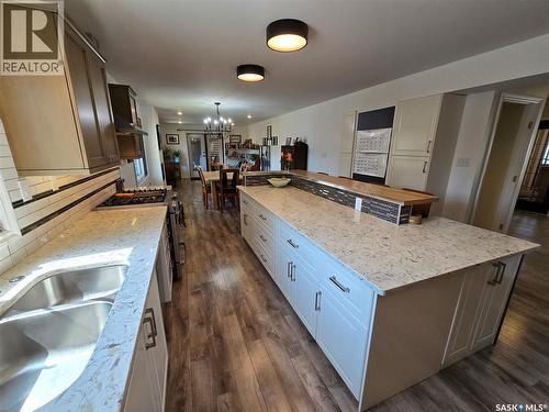 528 Dieppe Drive, Weyburn, SK - Indoor Photo Showing Kitchen With Double Sink