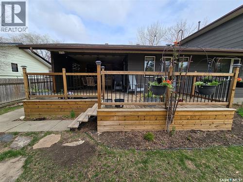 528 Dieppe Drive, Weyburn, SK - Outdoor With Deck Patio Veranda