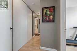Full sized sliding door closet in hallway - 