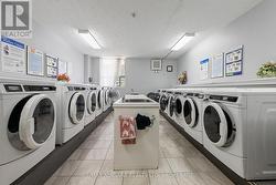 Coin laundry in building - 