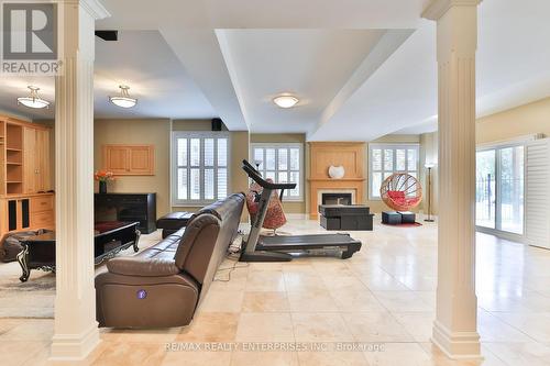 1832 Chesbro Court, Mississauga, ON - Indoor With Fireplace