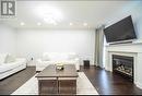 Upper - 165 Emick Drive, Hamilton, ON  - Indoor Photo Showing Living Room With Fireplace 