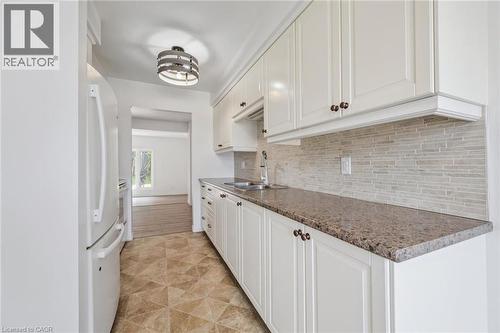 2432 Malcolm Crescent, Burlington, ON - Indoor Photo Showing Kitchen With Double Sink