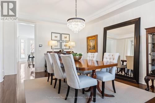 Large Separate Dining Room for Entertaining - 562 Gladwyne Court, Mississauga, ON - Indoor Photo Showing Dining Room