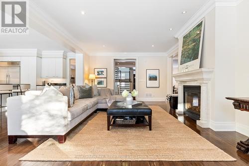 Large, Open Concept Great Room - 562 Gladwyne Court, Mississauga, ON - Indoor Photo Showing Living Room With Fireplace