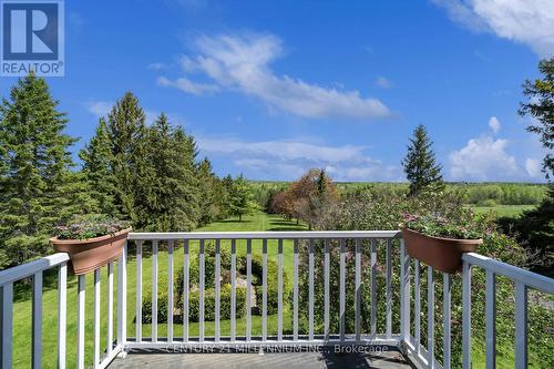 Balcony overlooking the beautiful grounds - 5868 First Line, Erin, ON - Outdoor