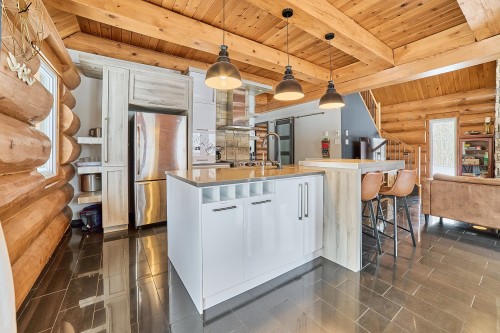 Kitchen - 472 Ch. Champigny, Larouche, QC - Indoor Photo Showing Kitchen