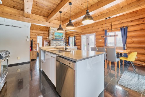 Kitchen - 472 Ch. Champigny, Larouche, QC - Indoor Photo Showing Kitchen