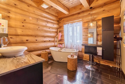 Bathroom - 472 Ch. Champigny, Larouche, QC - Indoor Photo Showing Bathroom
