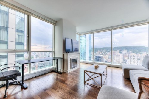 Living Room - 3101-1300 Boul. René-Lévesque O., Montréal (Ville-Marie), QC 