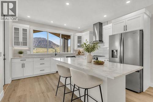 Kitchen *Virtually Staged* - 2150 Montenegro Drive, Kelowna, BC - Indoor Photo Showing Kitchen With Upgraded Kitchen