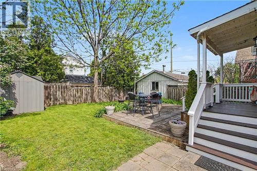 34 Weir Street S, Hamilton, ON - Outdoor With Deck Patio Veranda
