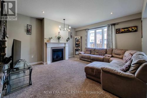 40 Fairgrounds Drive, Hamilton, ON - Indoor Photo Showing Living Room With Fireplace