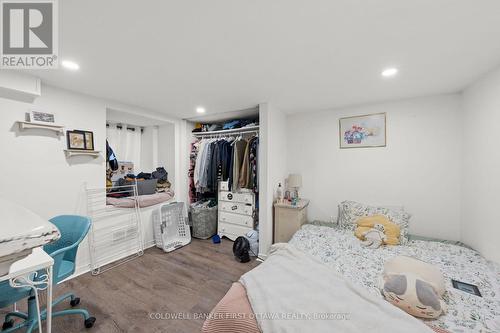 Lower level bedroom w full egress window & closet. - 277 Arlington Avenue, Ottawa, ON - Indoor Photo Showing Bedroom