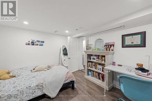 Pot lights above & space for desk. - 277 Arlington Avenue, Ottawa, ON - Indoor Photo Showing Bedroom