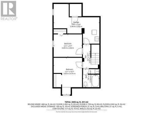 Main Lvl Basement Unit Floorplan - 277 Arlington Avenue, Ottawa, ON - Other