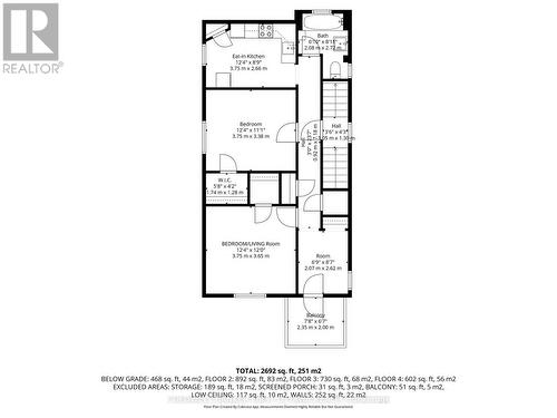 Main Level Unit Floorplan - 277 Arlington Avenue, Ottawa, ON - Other