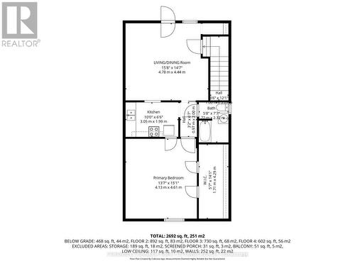 3rd Level Unit Floorplan - 277 Arlington Avenue, Ottawa, ON - Other