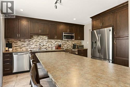 72 Gurnett Drive, Hamilton, ON - Indoor Photo Showing Kitchen With Upgraded Kitchen
