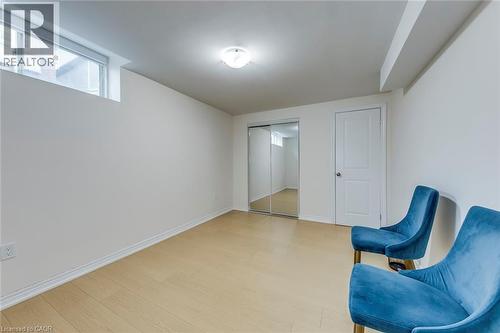 Room featuring light wood-finish flooring, white walls, and a recessed window - 3937 Leonardo Street, Burlington, ON - Indoor Photo Showing Other Room