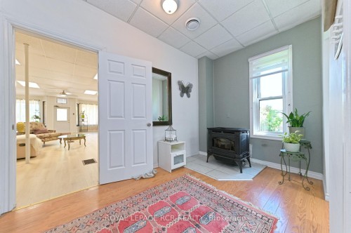 598304 Second Line W, Mulmur, ON - Indoor With Fireplace