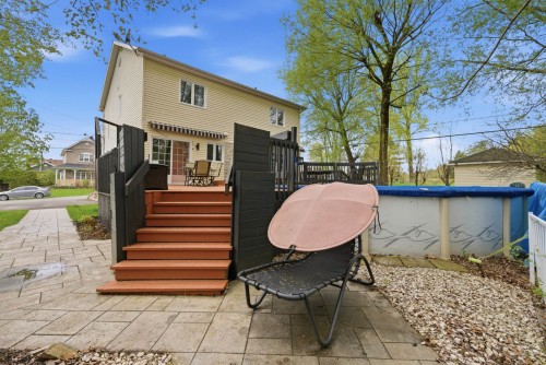 Back of Structure - 825 Carré Jean-Pierre-Beaudry, Acton Vale, QC - Outdoor With Above Ground Pool