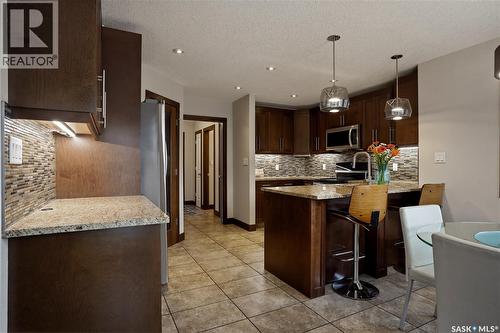 8034 Fairways West Drive, Regina, SK - Indoor Photo Showing Kitchen With Upgraded Kitchen