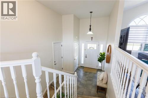 Entryway featuring a white paneled door with sidelights and transom window - 10 Redbud Crescent, Simcoe, ON - Indoor Photo Showing Other Room
