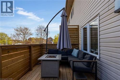 Rear Deck directly off Dining Room - 4 Parkside Crescent, Angus, ON - Outdoor With Exterior
