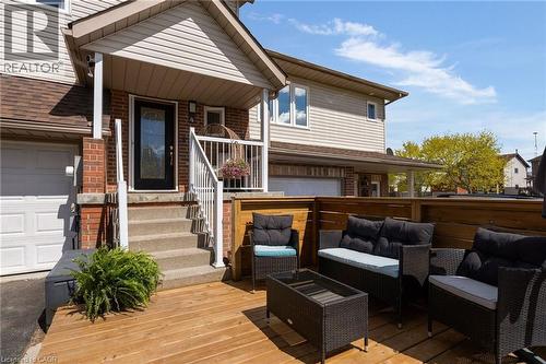 Expanded Outdoor Living with 2nd Patio - 4 Parkside Crescent, Angus, ON - Outdoor With Deck Patio Veranda