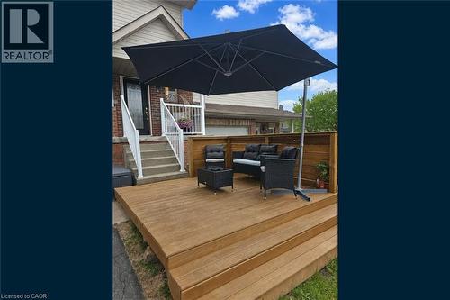 Chase the Sun with your Front Patio - 4 Parkside Crescent, Angus, ON - Outdoor With Deck Patio Veranda With Exterior