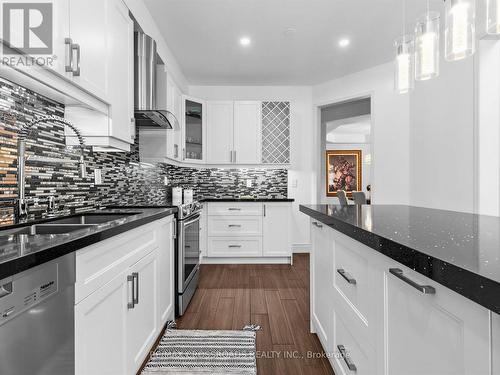 10 Salt Drive, Ajax, ON - Indoor Photo Showing Kitchen With Double Sink With Upgraded Kitchen