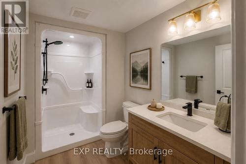 Virtually staged for illustrative purposes - 101 Bedell Drive, Mapleton, ON - Indoor Photo Showing Bathroom