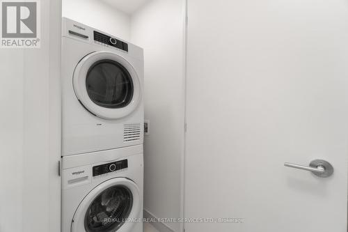 In suite stacked washer & dryer - 1702 - 385 Winston Road, Grimsby, ON 
