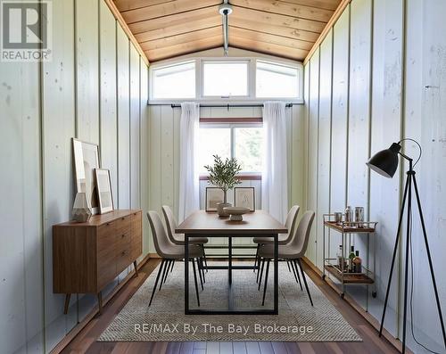 Virtually Staged - 22 Talon Trail, Tiny, ON - Indoor Photo Showing Dining Room