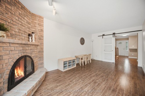 3453 Hannibal Road, Burlington, ON - Indoor With Fireplace