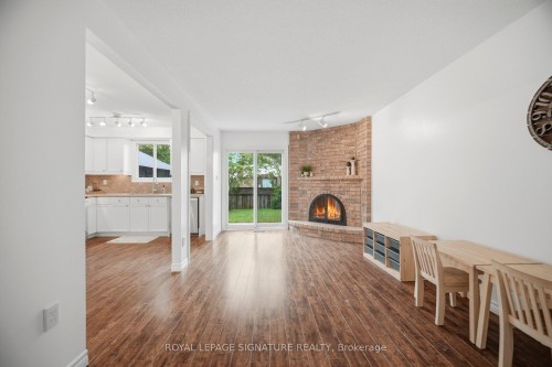 3453 Hannibal Road, Burlington, ON - Indoor With Fireplace