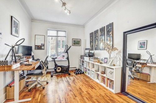 Bedroom - 781 Av. Brewster, Montréal (Le Sud-Ouest), QC - Indoor Photo Showing Office
