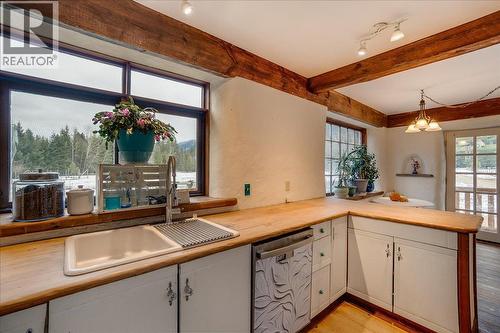 Main house kitchen - 3918 Passmore Upper Road, Passmore, BC - Indoor Photo Showing Kitchen