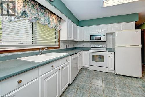 132 Forest Hill Drive, Kitchener, ON - Indoor Photo Showing Kitchen With Double Sink