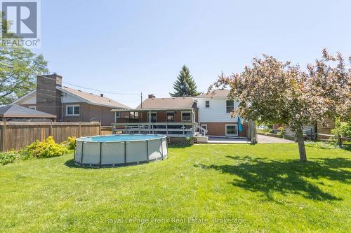 872 Weller Street, Peterborough (Monaghan Ward 2), ON - Outdoor With Above Ground Pool With Backyard