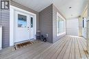 246 Fast Lane, Saskatoon, SK  - Outdoor With Deck Patio Veranda With Exterior 