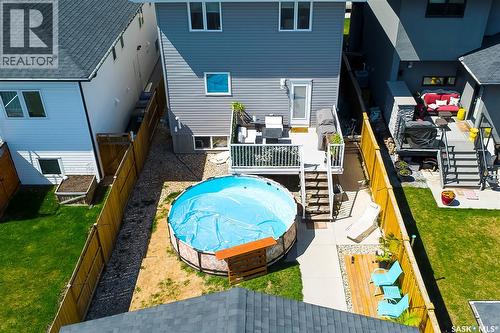 246 Fast Lane, Saskatoon, SK - Outdoor With Above Ground Pool With Exterior