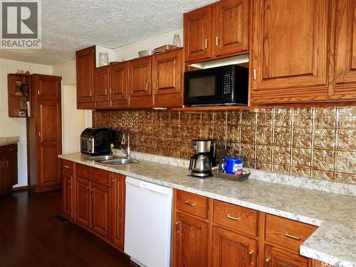 109 Windsor Avenue, Hague, SK - Indoor Photo Showing Kitchen With Double Sink